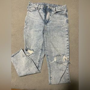 Old Navy mom jeans, size 10